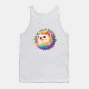 Hedgehog Rainbow Tank Top